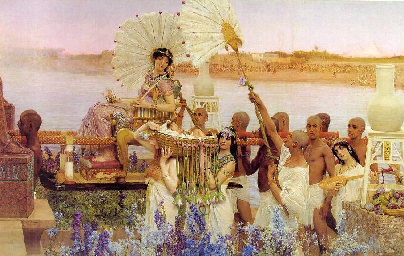 Alma Tadema The Finding of Moses France oil painting art